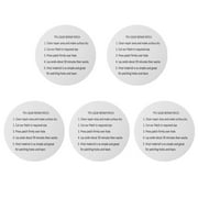 Adhesive Patches Inflatable TPU Puncture Repair Patches for Air Mattress (5pcs) Outdoor Camping Tools